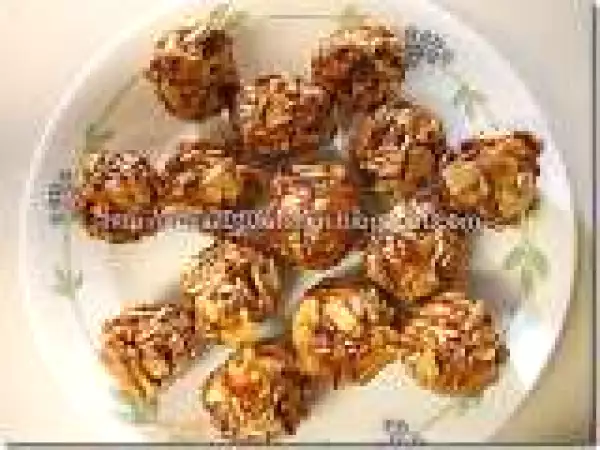 Recipe CRISPY ALMOND JAGGERY CHIKKI