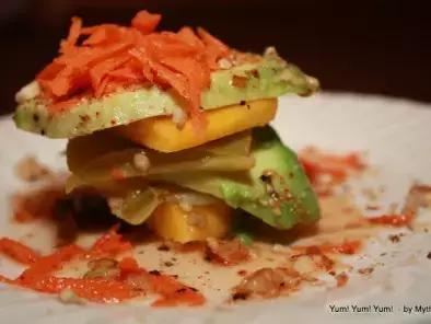 Recipe Poblano pepper - avocado - mango salad