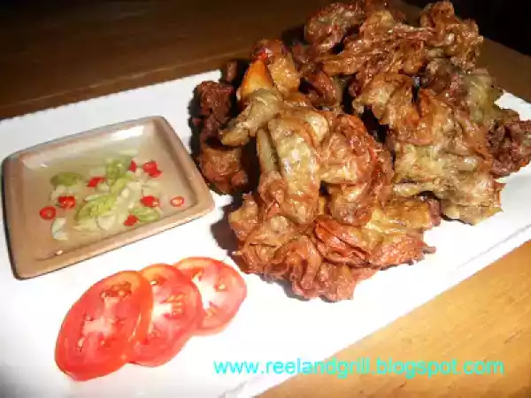 Recipe Tsitsaron or chicharon bulaklak (deep fried pork mesentery)