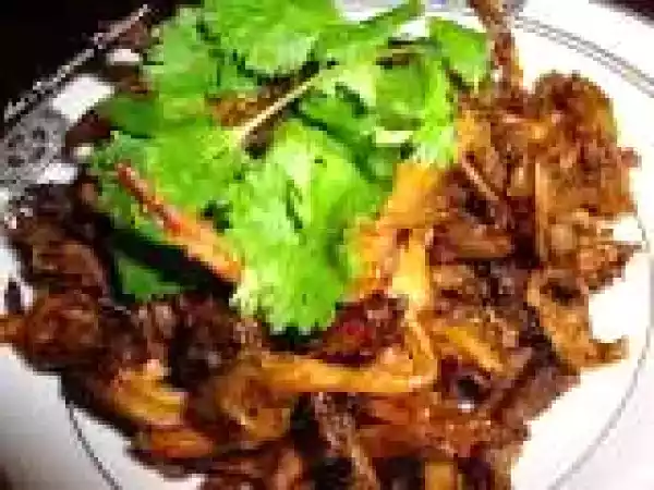 Recipe Oyster Mushroom Spicy Stir-fry