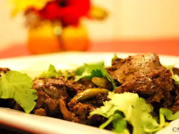Recipe Chicken liver masala