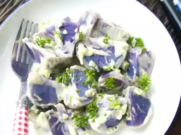 Recipe Purple majesty potato salad