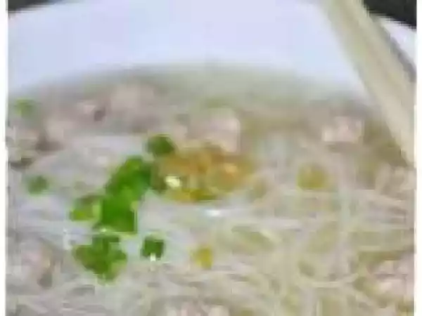 Recipe Pork and Fish Meat Bee Hoon at Perak Lane