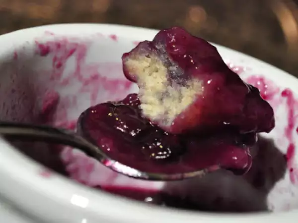 Recipe Blueberry dumplings