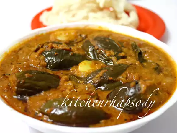 Recipe Ennai kathirikkai kuzhambu - eggplant curry