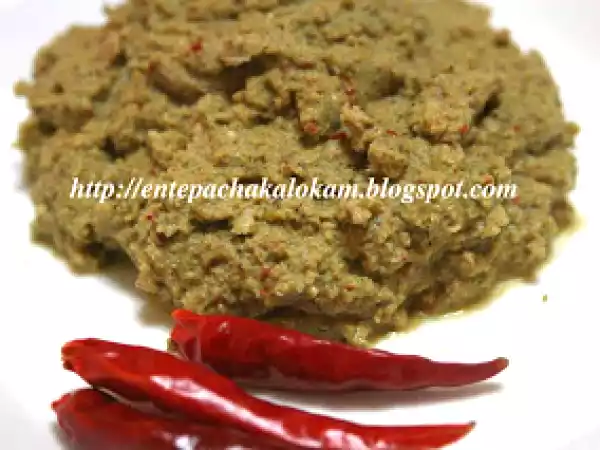 Recipe Dry fish chutney/onakkameen chammanthi