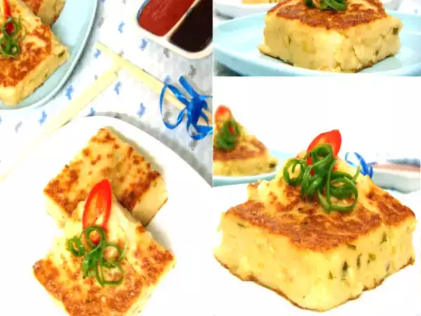 Recipe Radish cake (law pak koh)