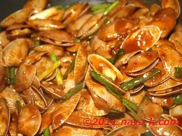 Recipe Chilly honey clams/lala