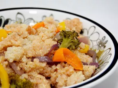 Roasted vegetable quinoa salad