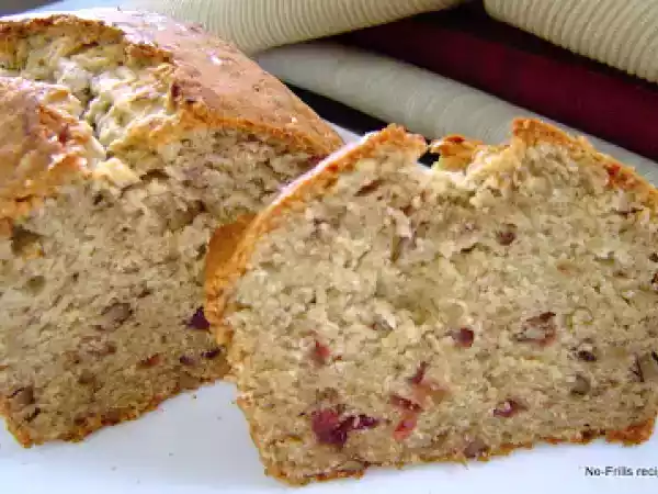 Recipe Cranberry walnut banana cake