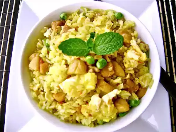 Recipe Turmeric fried rice (nasi goreng kunyit)