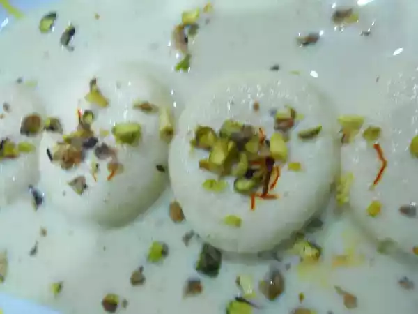 Recipe Ras malai (indian cottage cheese sweet)