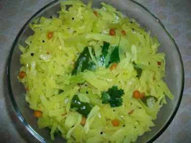 Recipe Cabbage poriyal