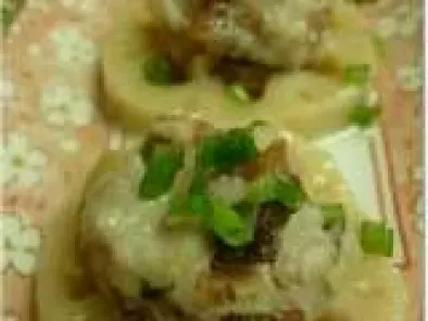 Steamed Lotus Root with Minced Meat