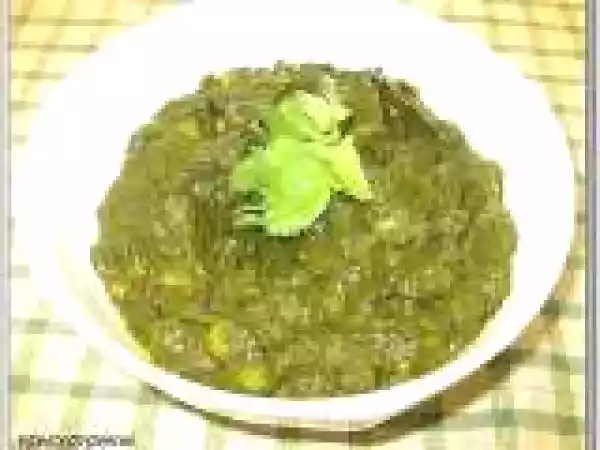 Recipe Palak Mutter Gravy (Spinach and Green Peas Gravy)