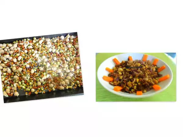 Recipe Sprout beans masala sundal