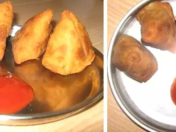 Recipe Vegetable samosa or veggi samosa