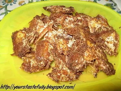 Recipe Onnakka mullan varuthathe - dry fish fry