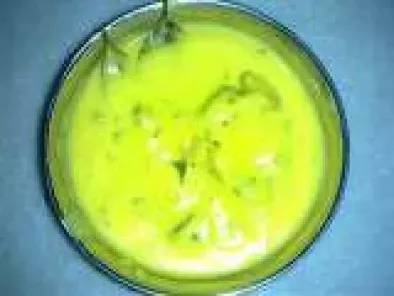 Punjabi Kadhi (Gram-flour and yogurt curry)