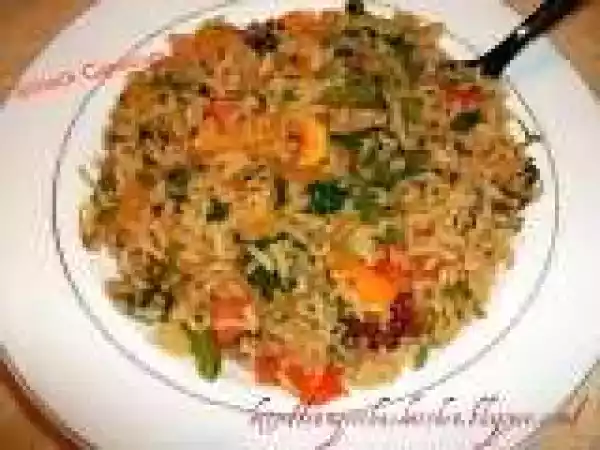 Recipe Spinach Capsicum Masala Fried Rice