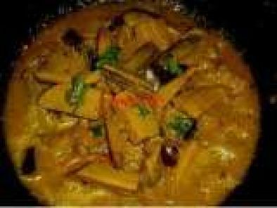 Recipe Drumstick brinjal banana Curry
