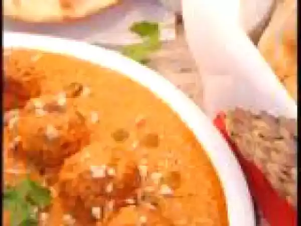 Recipe Stuffed Paneer Kofta Curry with Tandoori Roti
