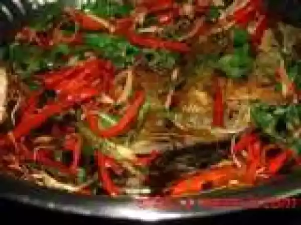 Recipe Fried Black Pomfret (Bawal Hitam) In Soy Sauce