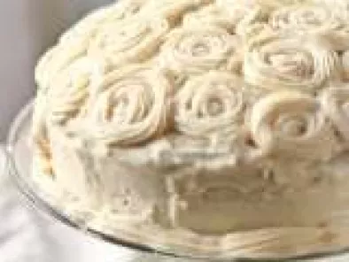 Recipe Taro Cake with Cream Cheese Frosting