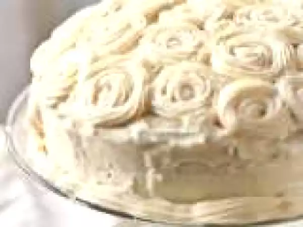Recipe Taro Cake with Cream Cheese Frosting