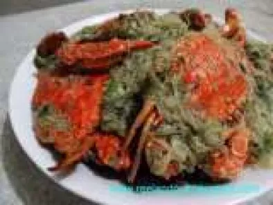 Ginisang Alimasag sa Patola at Miswa (Sauteed Blue Crabs with Gourds & Noodles)