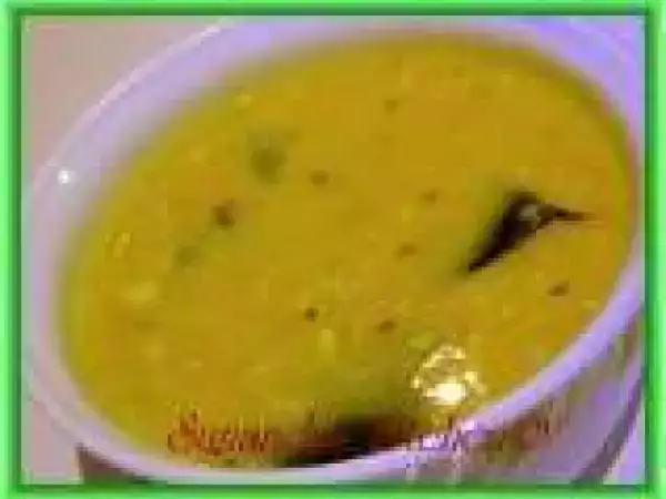 Recipe Narkel Diye moog dal (Bengali style) / Moong lentils with coconut
