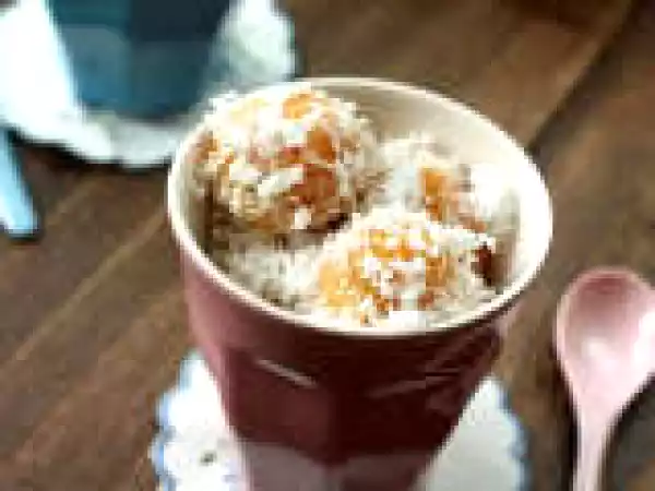 Recipe Sweet Potato Onde (Sweet Potato Glutinous Rice Balls)