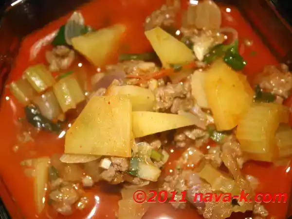 Recipe Spicy lamb stew