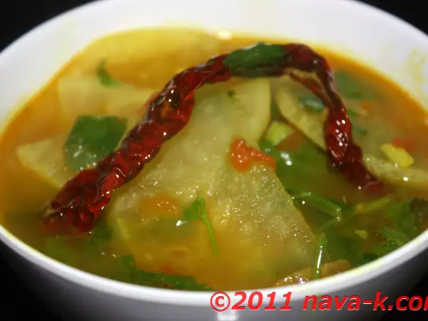 Recipe Mullangi (white radish) rasam