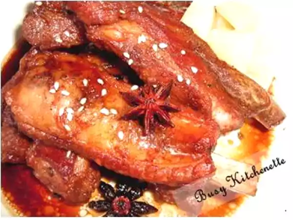 Recipe Pineapple braised pork ribs