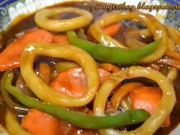 Recipe Sweet and spicy squid