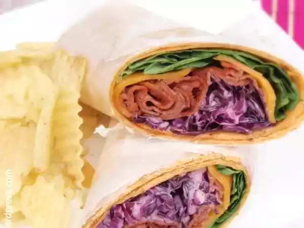 Recipe Roast beef wrap