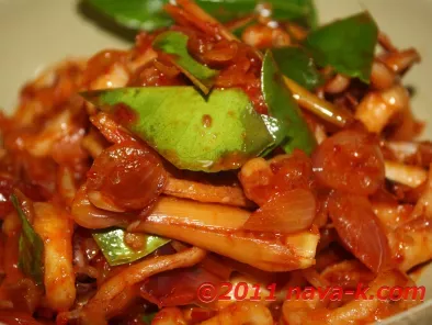 Recipe Sotong (squids) & kaffir lime leaves sambal (gravy)