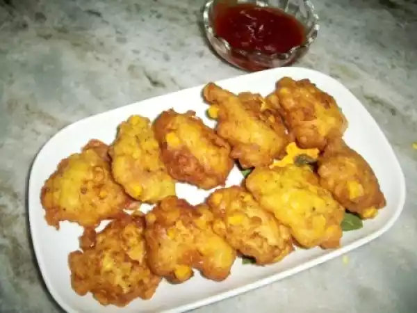 Recipe Fried sweet corn nuggets