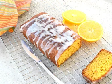 Recipe Orange cake with vanilla butter glaze