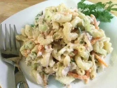Healthy tuna macroni salad