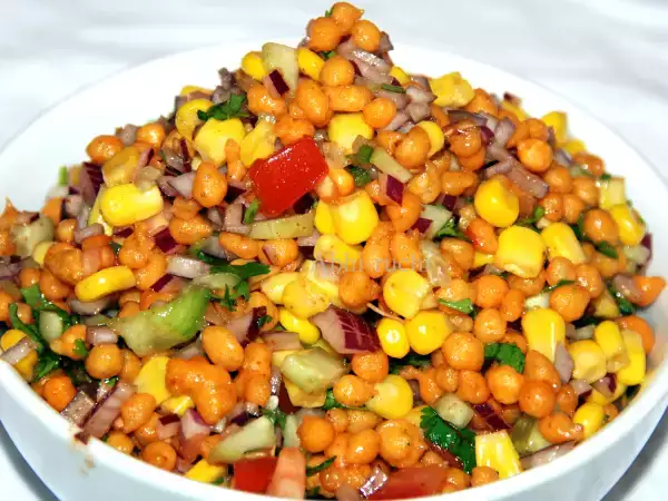 Recipe Corn boondi bhel