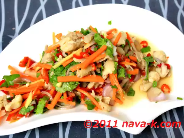 Recipe Chicken feet salad (kerabu)