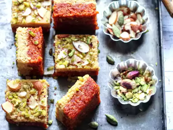 Recipe Indian carrot fudge - gajar ki burfi