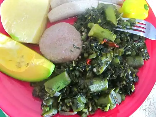 Recipe Jamaican style callaloo & okra