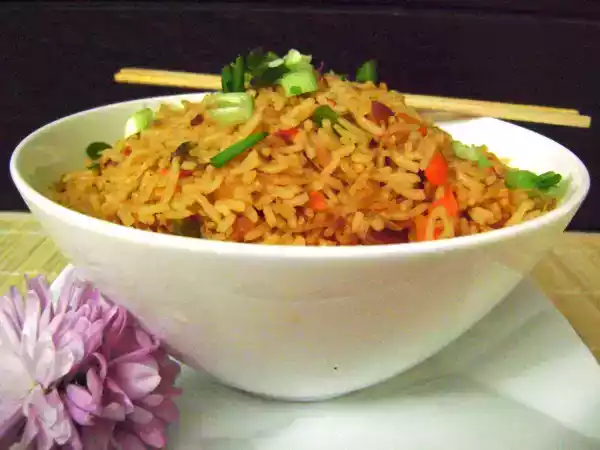 Recipe Szechwan fried rice (veg)