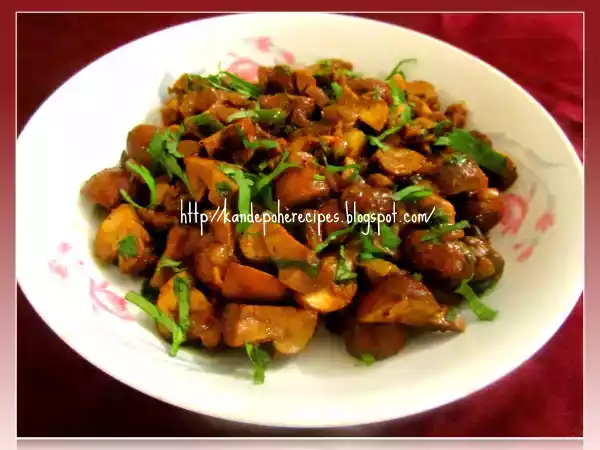Recipe Spicy mushroom fry
