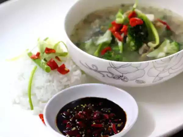 Recipe Broccoli and mushroom soup