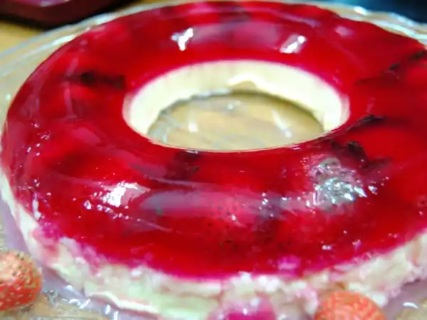Recipe Blancmange with strawberries