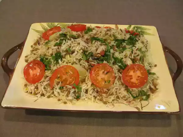 Recipe Lentil biryani